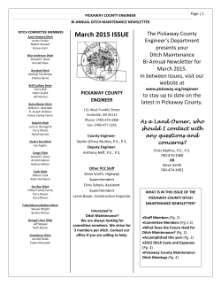 March 2015 ISSUE - Pickaway County