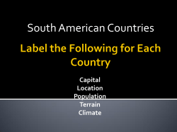 South American Countries