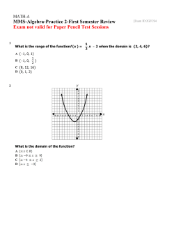 MMS-Algebra-Practice 2-First Semester Review