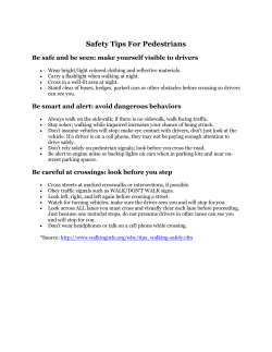information on Pedestrian and Bicycle Safety