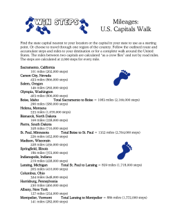 Sacramento, California - University of Wyoming