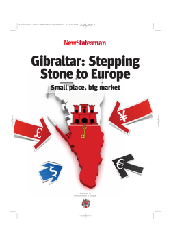 01 Gibraltar Cover:Statesman supplements.qxd