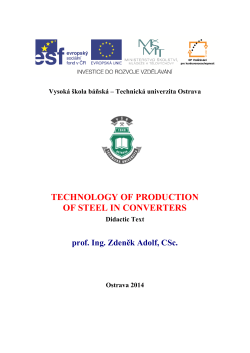 Steelmaking in Converters