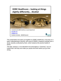This presentation has been put together by DDRC Healthcare. It