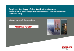 Regional Geology of the North-Atlantic Area