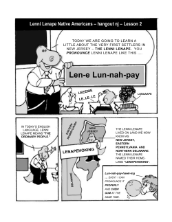 Lenni Lenape Native Americans &ndash; hangout nj