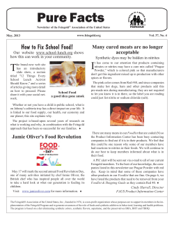 Pure Facts - The Feingold Diet