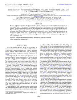 DEPENDENCE OF s-PROCESS NUCLEOSYNTHESIS IN MASSIVE
