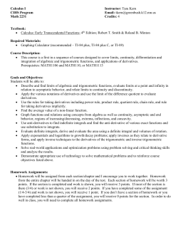 Algebra I - Greenbush Middle River School District
