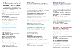 ks2 spelling passport