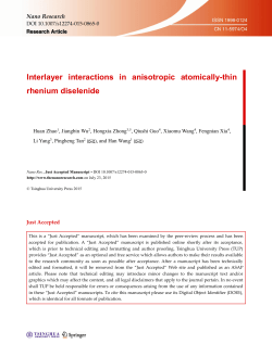 Interlayer interactions in anisotropic atomically