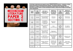 Unseen Poetry Revision Booklet