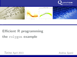 Efficient R programming the rolygon example