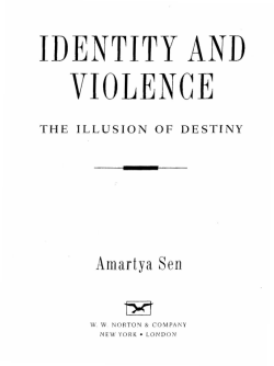Sen - Religious Affiliation and Muslim History