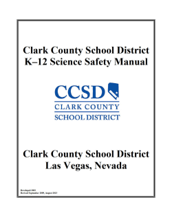 chemical science safety