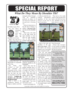 special report - Quick Fix Golf