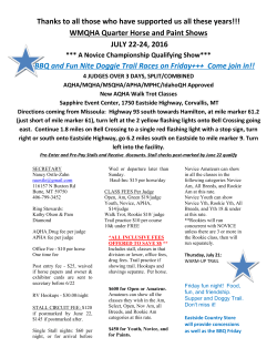 Michelle, Can you help me - Montana Quarter Horse Association