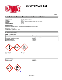 safety data sheet