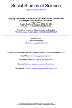 Social Studies of Science