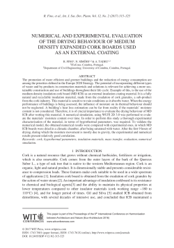 numerical and experimental evaluation of the drying
