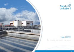 Tajo DWTP - El ciclo integral del agua
