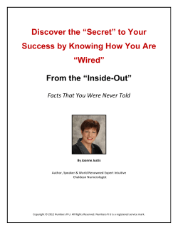Discover the &ldquo;Secret&rdquo; to Your Success by Knowing How