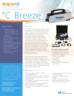 C Breeze Fogger - Degree Controls, Inc.