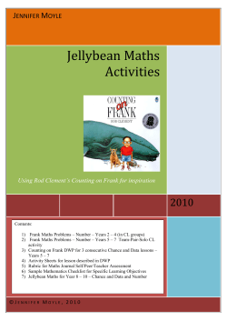 Jellybean Maths Activities - for the love of teaching and learning