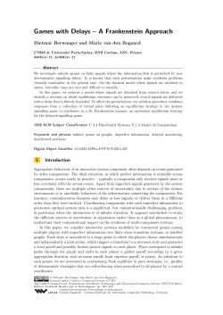 Games with Delays – A Frankenstein Approach - DROPS