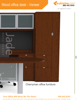 Jade Desk Furniture Brochure