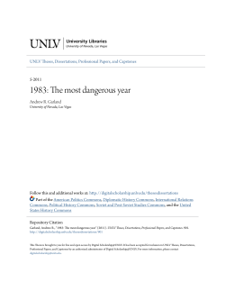 1983: The most dangerous year