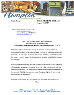 memo - Visit Hampton