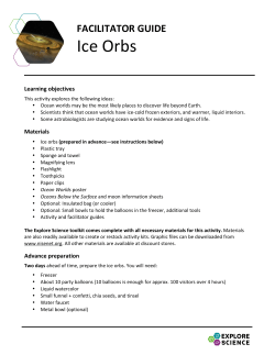 Ice Orbs - NISE Network