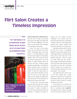 Flirt Salon Creates a Timeless Impression