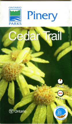 to link to trail guide - Pinery Provincial Park