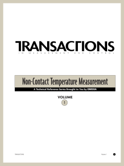 Non-Contact Temperature Measurement