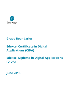 DiDA - Edexcel
