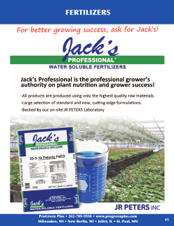 FertILIzerS - Carlin Horticultural Supplies