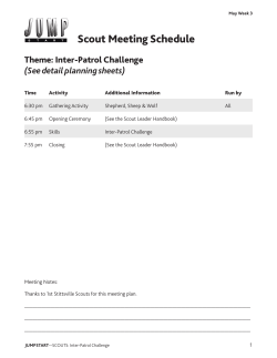 Inter-Patrol Challenge