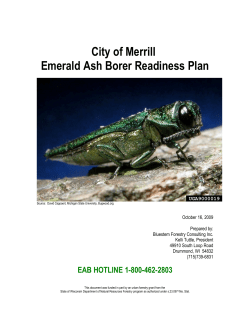 City of Sparta - City of Merrill Parks and Rec