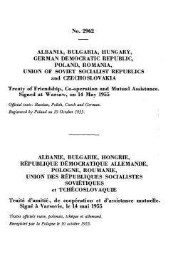 No. 2962 ALBANIA, BULGARIA, HUNGARY, GERMAN