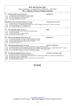 2013-02-09 Programme