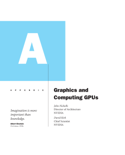 Graphics and Computing GPUs