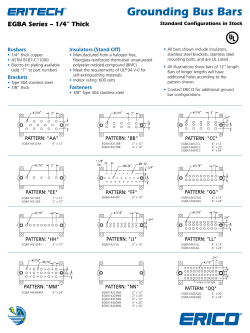 Grounding Bus Bars