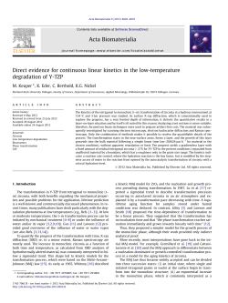 Direct evidence for continuous linear kinetics in