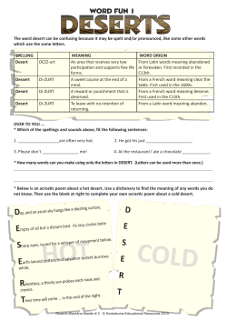 BLM 2 - Kookaburra Educational Resources