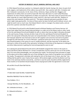 History of Broseley - Shropshire History