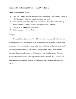 Funnel Introductions and Reverse Funnel Conclusions