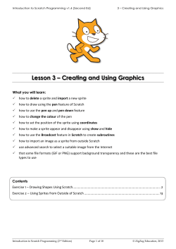Lesson 3 &ndash; Creating and Using Graphics