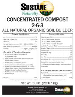 CONCENTRATED COMPOST 2-6-3